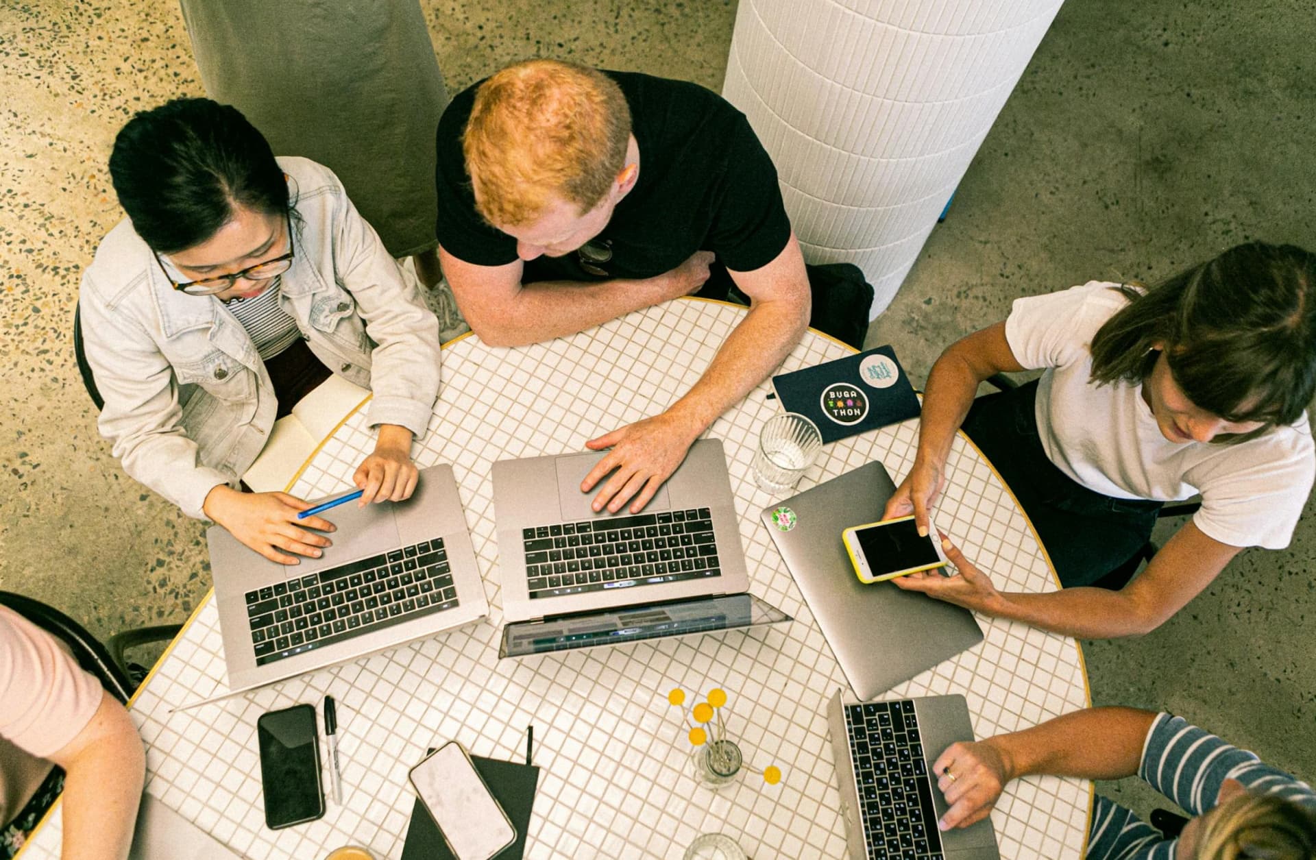 people working together on direction based work