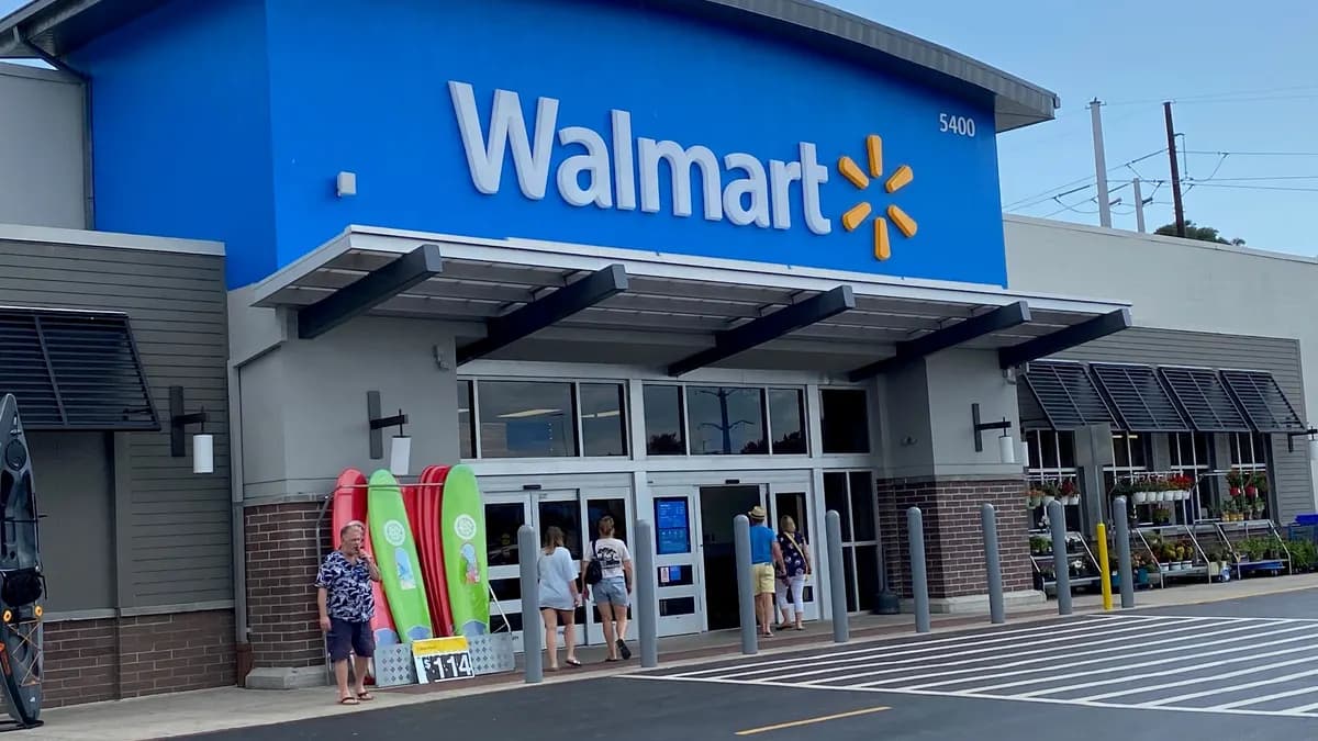 Walmart storefront