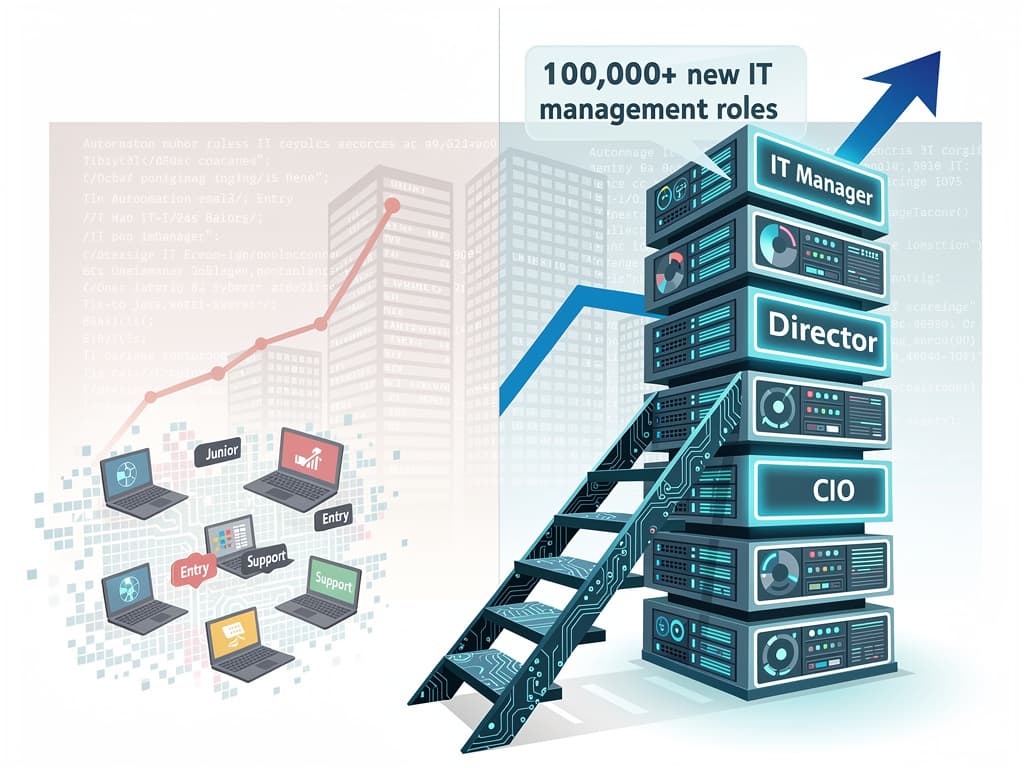 The Vanishing Entry-Level Tech Job: Why IT Management Is Booming While Junior Roles Disappear